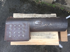 4" Garrett live steam steel boiler for sale professionally made