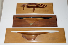 wooden half model yachts for sale
