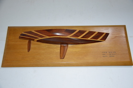 main view wooden half model yachts for sale