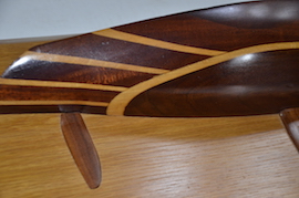 front view wooden half model yachts for sale