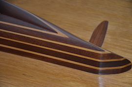 rudder view wooden half model yachts for sale