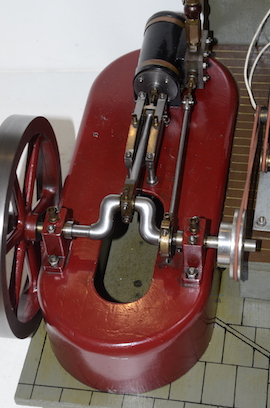 top Vintage Horizontal live steam mill engine Stuart dynamo for sale.