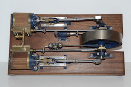 top Horizontal twin live steam engine for sale