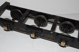 chassis view 2.5" Midland live steam tender loco Jubliee or Royal Scott for sale