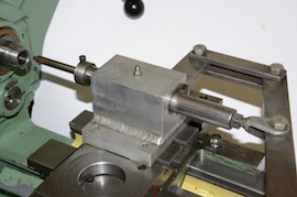 front view myford super 7 power cross feed pcf for sale