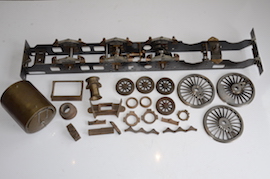 main 5" gauge GWR King 4-6-0 live steam loco chassis castings for sale