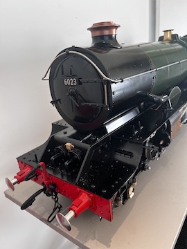 front 5" GWR King Edward live steam loco kingscale for sale