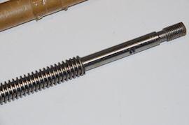 threaded New old stock Myford ML7 Lathe leadscrew & half nuts for sale