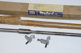 label New old stock Myford ML7 Lathe leadscrew & half nuts for sale