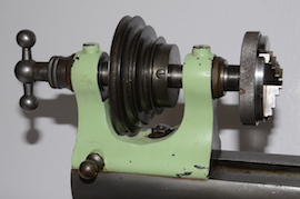 headstock view Lorch & Schmidt LL clockmakers watchmakers lathe for sale