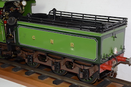 main LBSC Maisie 4-4-2 3.5" Atlantic live steam tender loco for sale