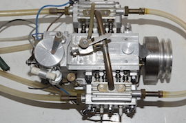 main view Mastiff ic gas petrol engine by L.C.Mason horizontally apposed 4 cylinder hemmingway for sale