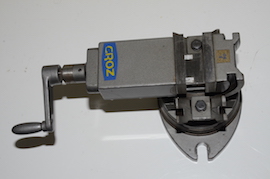 main Groz 2" 50mm 2 way tilting rotating machine vice for milling machine or pillar drill for sale soba