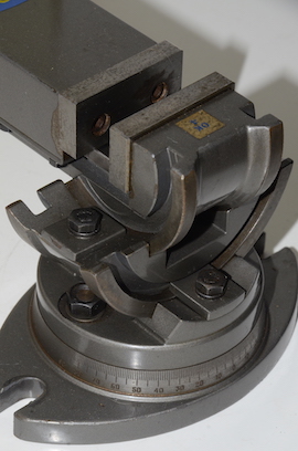base Groz 2" 50mm 2 way tilting rotating machine vice for milling machine or pillar drill for sale soba