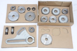 main view metric conversion set for myford gearbox lathe for sale