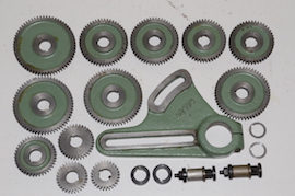 quadrant view metric conversion set for myford gearbox lathe for sale
