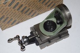top view metric myford vertical milling slide rotating for sale