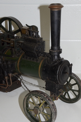 front 1" Minnie live steam traction engine for sale LC Mason