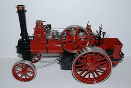 main view Minnie live steam traction engine 1 inch for sale