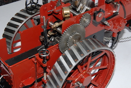 cab view Minnie live steam traction engine 1 inch for sale