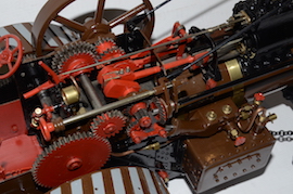 main view Minnie crane live steam traction engine 1 inch for sale