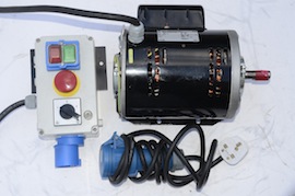 front view single phase motor 3/4 Hp for myford Super 7 lathe for sale