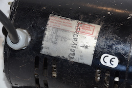 plate Myford 3 phase motor for Super 7 ML7R ML7 or ML10 lathe for sale