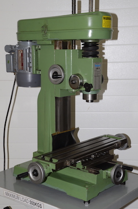 front Myford VMB vertical milling machine for salefront
