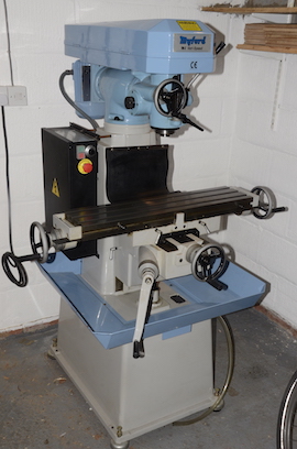 main view Myford VME variable speed milling machine for sale