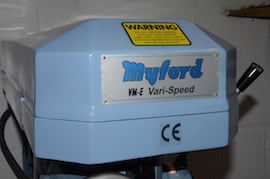 cover Myford VME variable speed milling machine for sale
