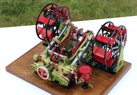 Paddle live steam engine wanted, ideally twin compound