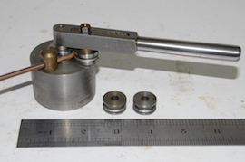 front view copper steam pipe bending tool for sale