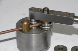 front view copper steam pipe bending tool for sale