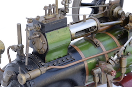 cylinder 1" vintage old portable live steam engine for sale L. Billingham of Devizes