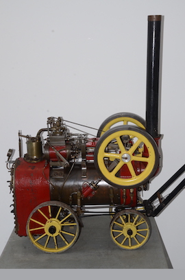 main 2" vintage old portable live steam engine for sale