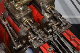 motion 2" vintage old portable live steam engine for sale