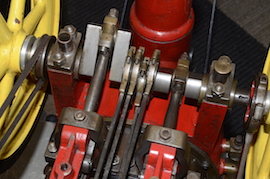 crank 2" vintage old portable live steam engine for sale