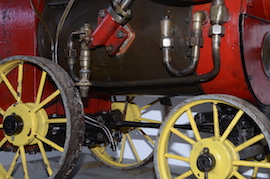 wheels 2" vintage old portable live steam engine for sale