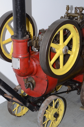 flywheel 2" vintage old portable live steam engine for sale