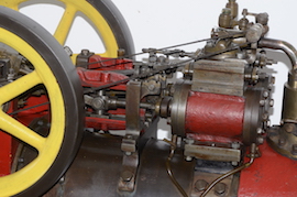 cylinder 2" vintage old portable live steam engine for sale