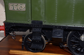step2 view Exhibition GWR 5" small Prairie 2-6-2 live steam loco for sale