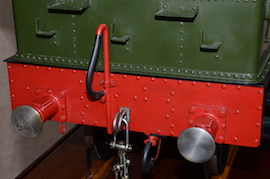 rear buffer view Exhibition GWR 5" small Prairie 2-6-2 live steam loco for sale
