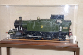 display view Exhibition GWR 5" small Prairie 2-6-2 live steam loco for sale