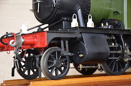 wheel view Exhibition GWR 5" small Prairie 2-6-2 live steam loco for sale