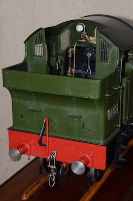 buffer view Exhibition GWR 5" small Prairie 2-6-2 live steam loco for sale