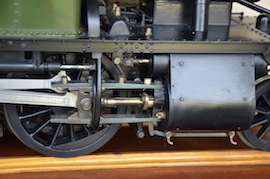 crosshead view Exhibition GWR 5" small Prairie 2-6-2 live steam loco for sale