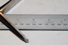 close view starrett protractor for sale