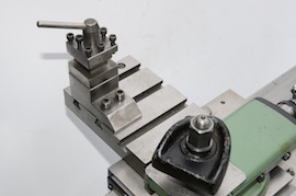 main view George Thomas rear tool post myford lathe for sale