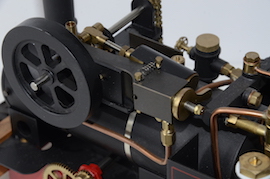 flywheel Regner Vincent live steam 0-4-0 gas fired loco for sale. 32mm 45mm