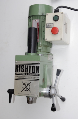 front Rishton milling machine head for sale. Myford